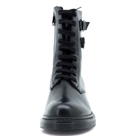 Черевики жіночі Teresa Misso зимові з натуральної шкіри чорні (698BC)