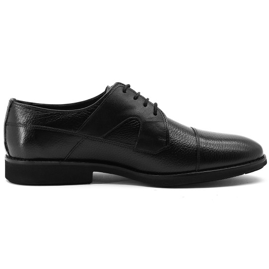 Туфлі чоловічі Michael Stone демісезонні з натуральної шкіри чорні (126158BC)